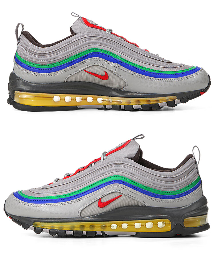 nike耐克男鞋air max 97 qs子弹头游戏配色全掌大气垫运动鞋ci5012