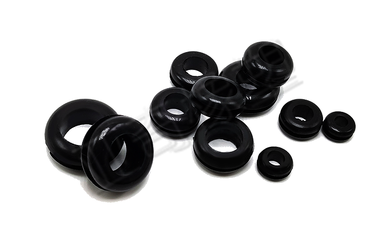 环保国标橡胶护线圈胶圈密封o型圈 出线环穿线过线保护圈卡扣塞盖 4*7