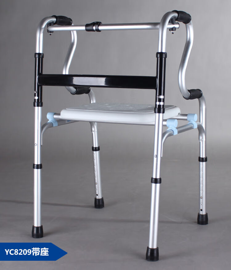 助行器老人训练拐杖老年人凳椅四脚康复助步器辅助行走路扶架新款