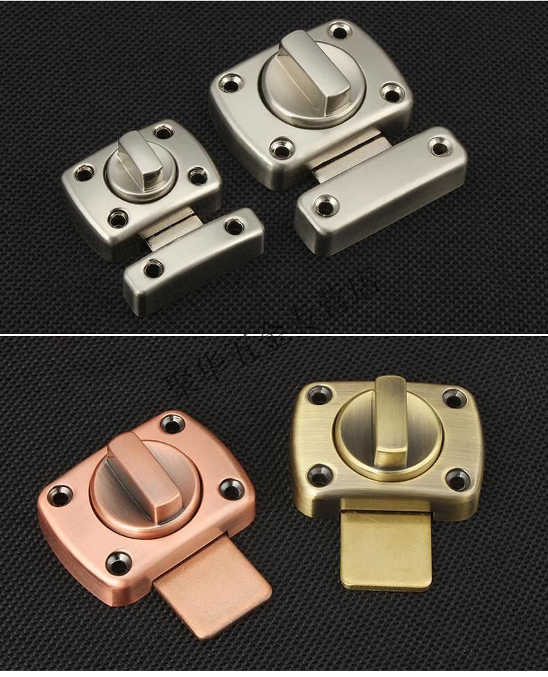 不锈钢插销门栓门扣防盗卫生间插销卧室反锁神器弹簧门闩锁扣门锁青