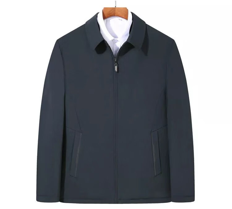 行政夹克男士秋冬季厅局风商务休闲干部外套中青年中年爸爸装公务人员