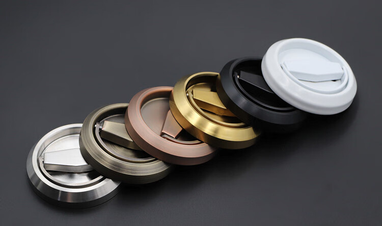 304不锈钢拉环圆形隐形门拉手暗门拉手背景墙门把手消防栓门拉手 黄