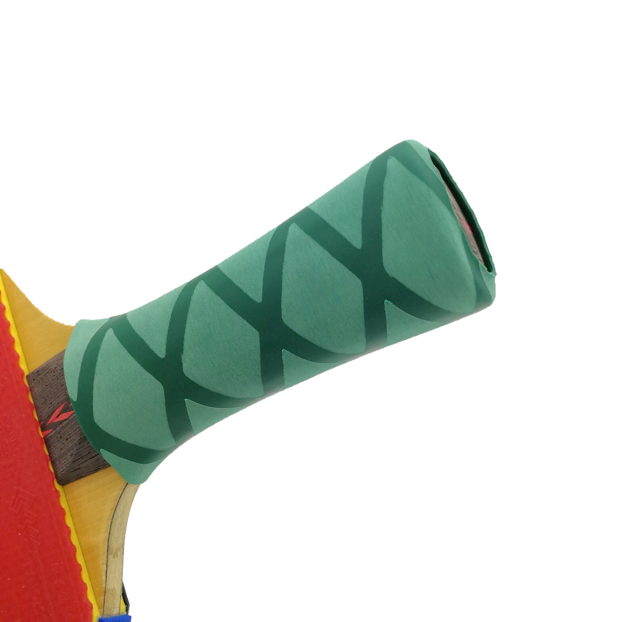 乒乓球拍底板护柄热缩手柄皮吸汗带手胶防滑止滑保护球拍配件保养红色