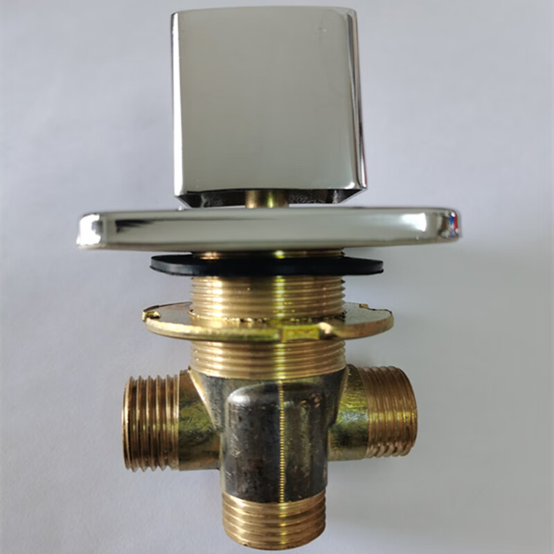 洗手盆面盆水龙头冷热水混水阀脸盆三孔冷热开关转换分水器开关阀 方