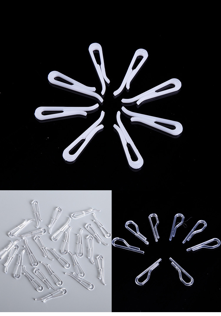 塑料透明牙夹裙夹防炸褶无痕裙夹固定衬衫夹子衬衣夹防滑塑料创意夹扣