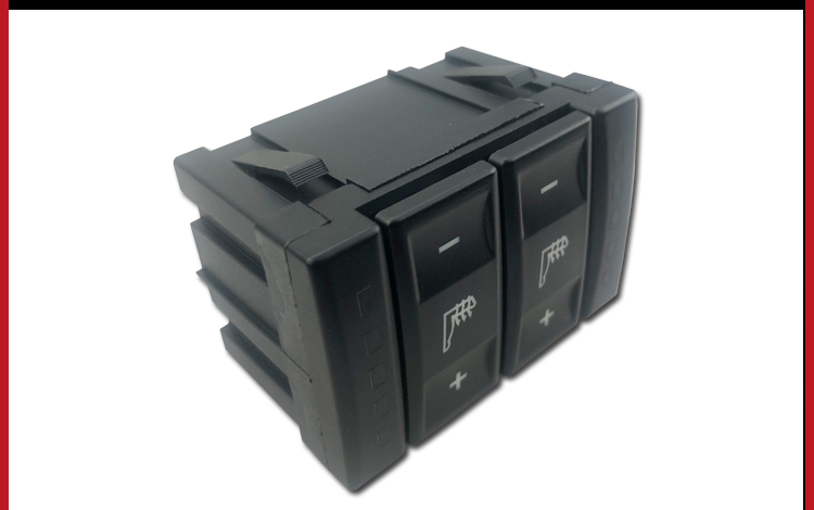 适用于福特0812款蒙迪欧致胜smax座椅加热开关电加热开关按钮黑银色