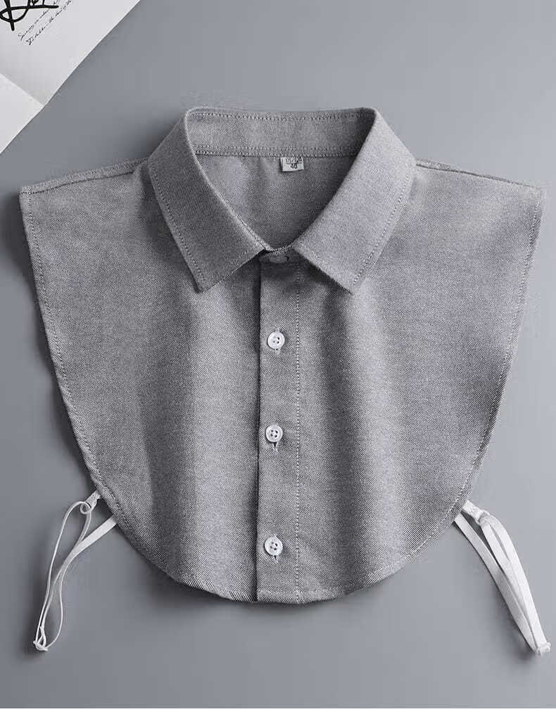 dicify新品职业衬衣假领子假衬衣领男女百搭尖领职业银行税务工装秋冬