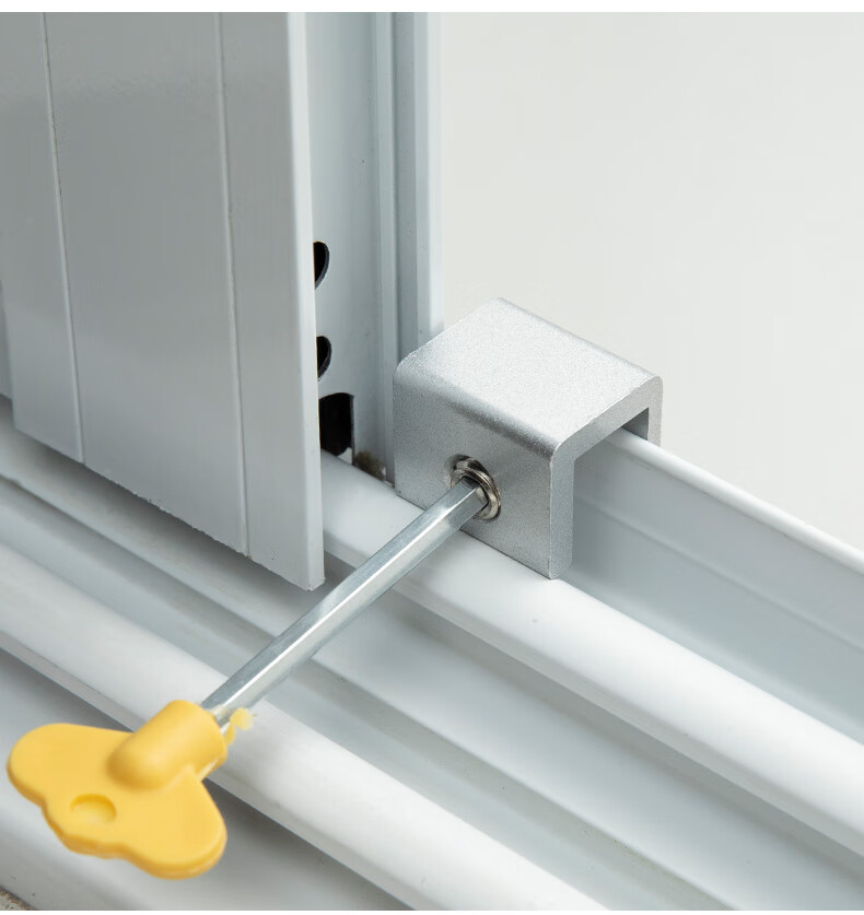 窗户安全锁扣限位器儿童防护防盗平开玻璃门窗铝合金推拉纱窗锁扣免