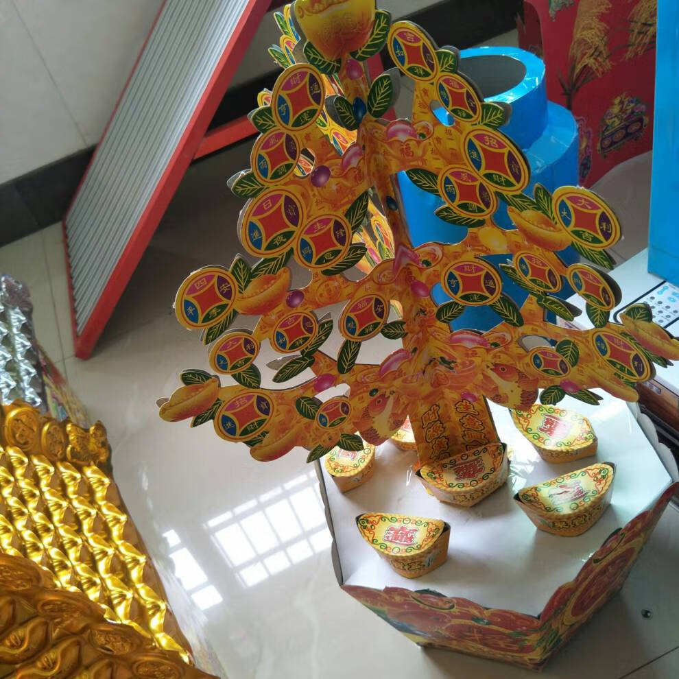 祭祀纸扎家具纸扎家具家电全套祭祀用品纸扎大全套五七用品周年祭祀