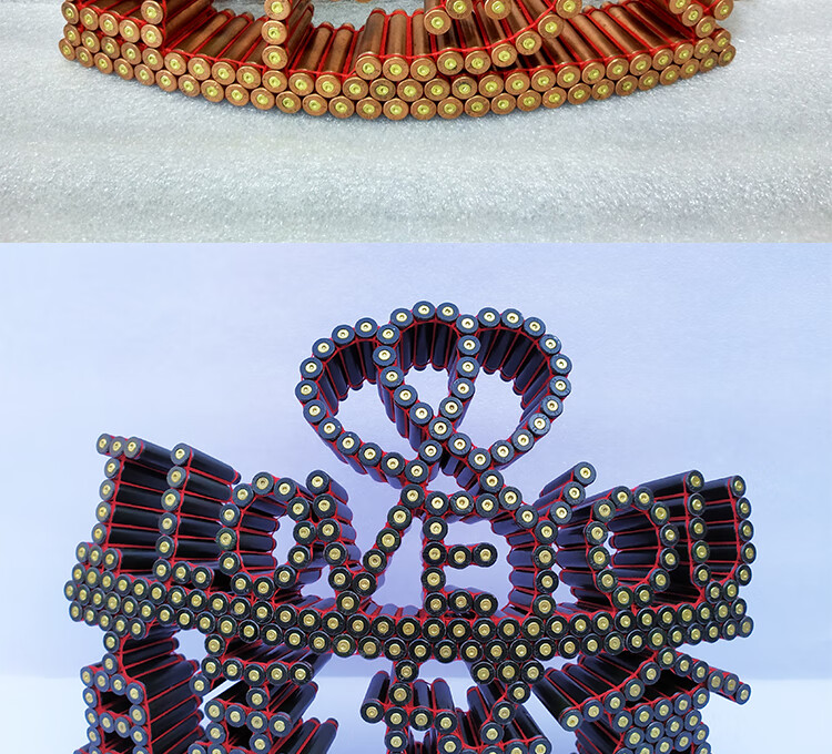 欧因子弹壳工艺品9503弹壳线编弹壳工艺品壳工艺品百年好合新婚快乐