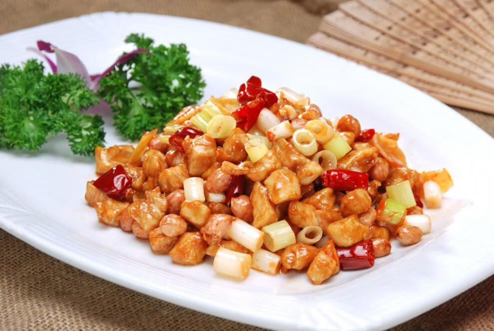 宫保鸡丁速冻三鲜鸡丁半成品冷冻调理鸡脯肉丁菜1斤腌制宫爆鸡丁 鸡肉