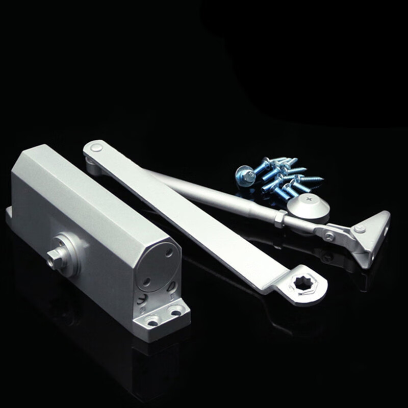 升级版中号061闭门器缓冲楼宇门单元门闭门器65kg关门器孔距165mm定制