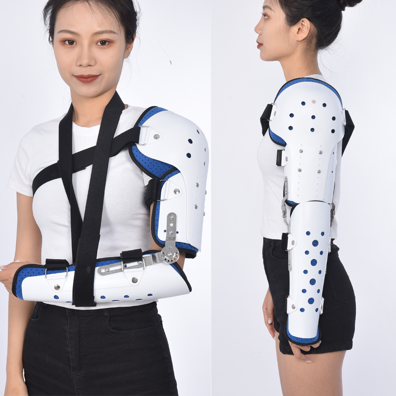 可调型手臂肘部固定支具上肢肘关节肩膀夹板扭伤肱骨支架护具 肘关节