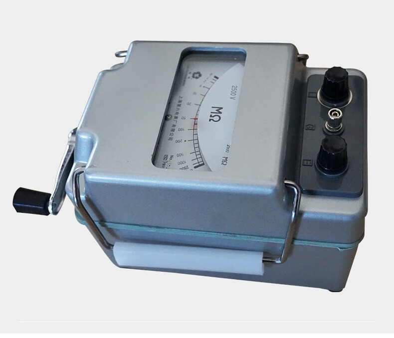 v电工摇表1kv接地电阻测试仪zc-7型兆欧表 上海六厂zc-7 5000v【图片