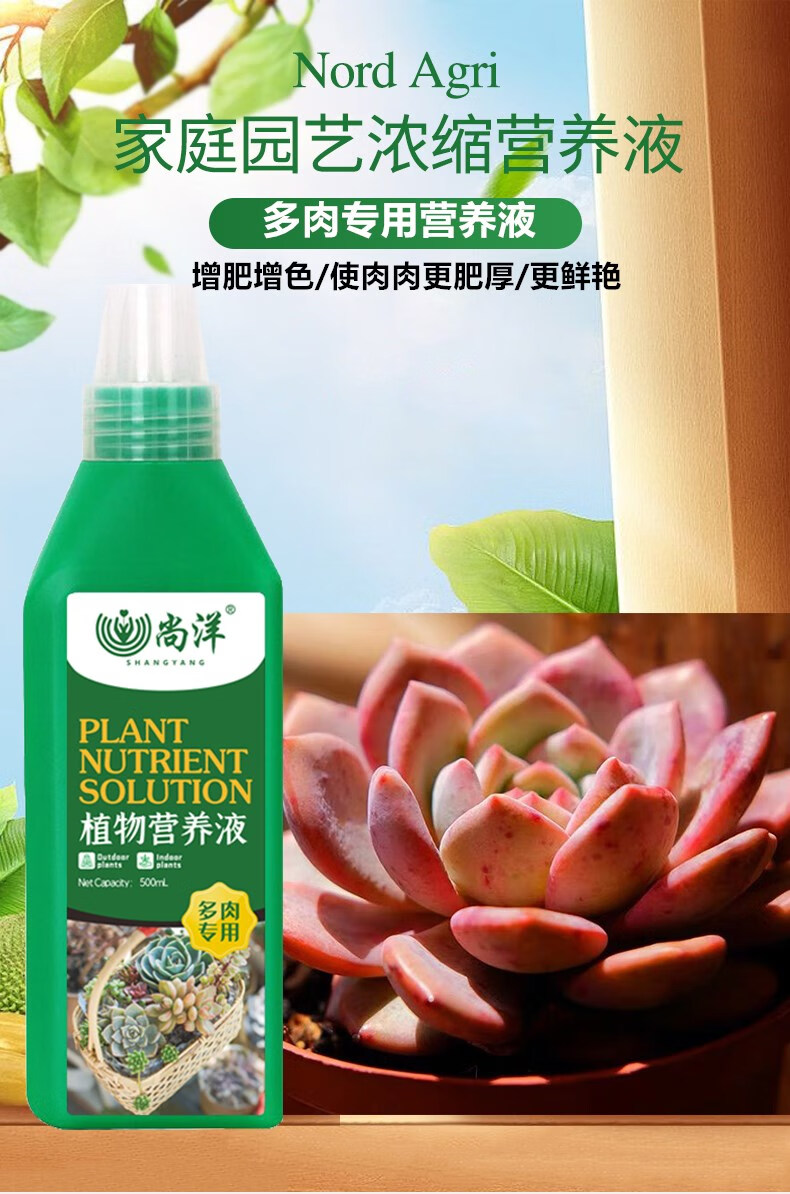 多肉营养液肥料专用肥家用花肥料盆栽通用型肉肉植物生根增肥增色