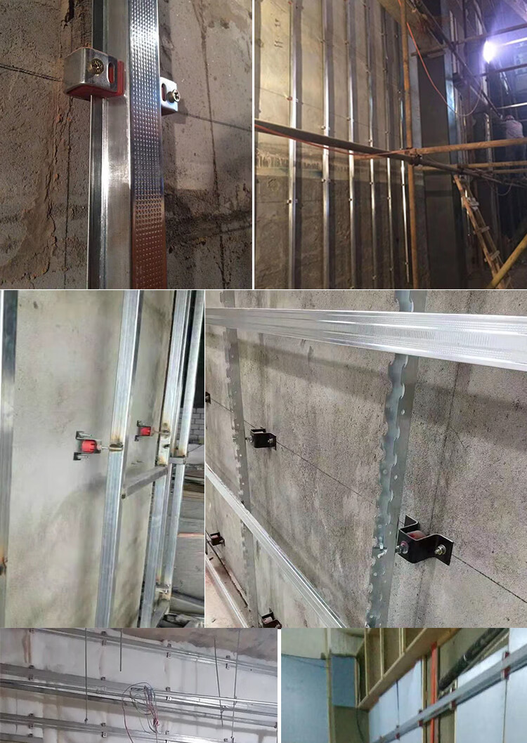 墙面减震器胶扣龙骨阻尼硅胶橡胶防震隔音墙体酒吧u型音响ktv专用