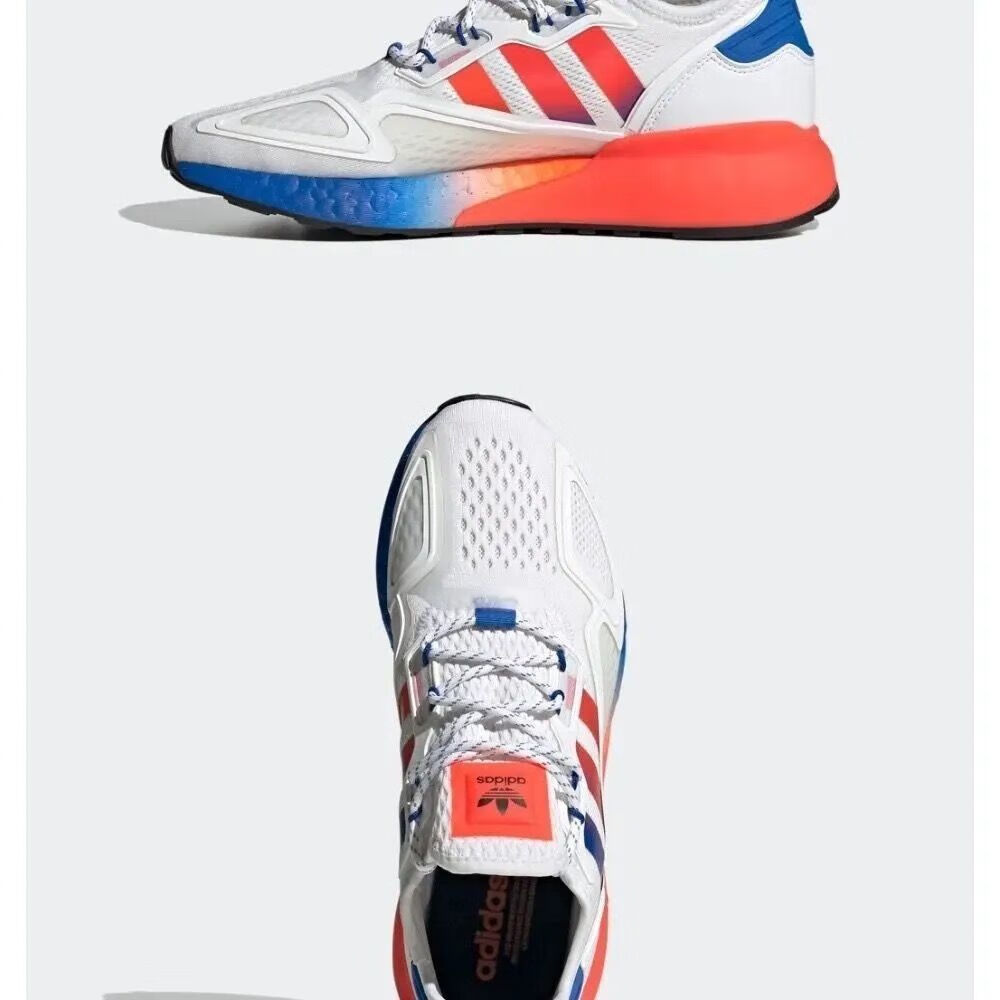 三叶草zx2k运动鞋女透气跑步鞋爆米花男生鞋子夏季百搭潮流帅气nike大