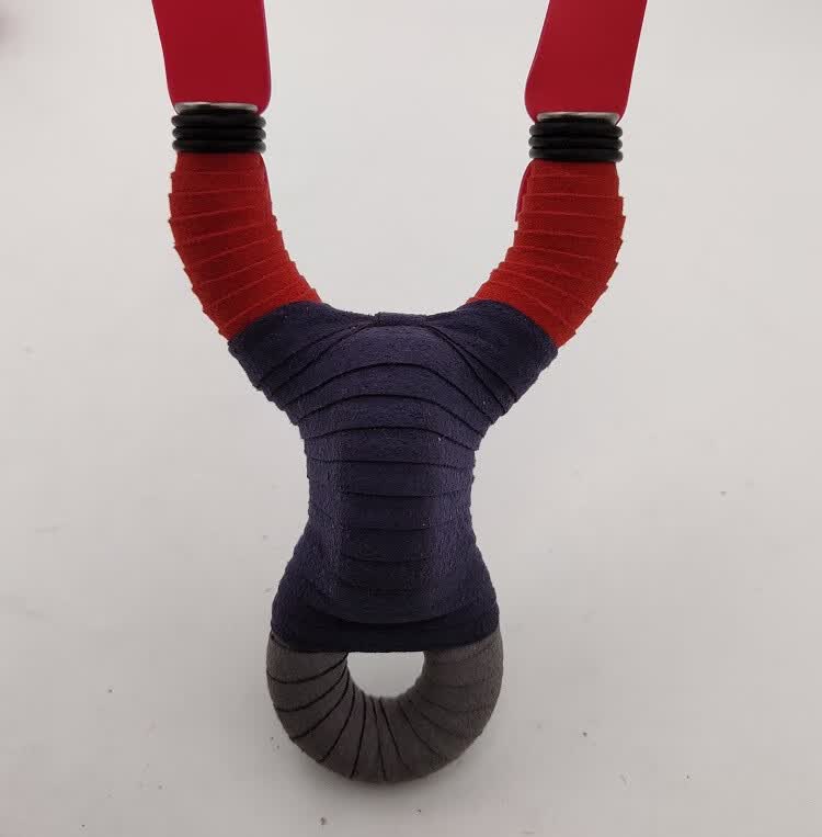 弹弓户外橡胶弓臂胶弓身套扁皮免绑橡胶圈飞虎撑头免绑圈绑筋橡胶圈60