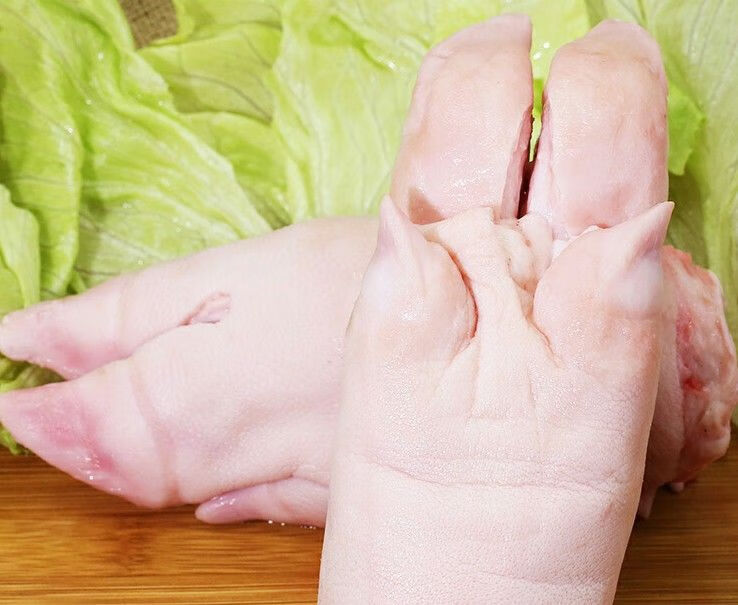 新鲜猪蹄猪脚猪爪生猪蹄子后蹄猪脚农家散养土猪肉冷冻猪蹄卤猪蹄猪蹄