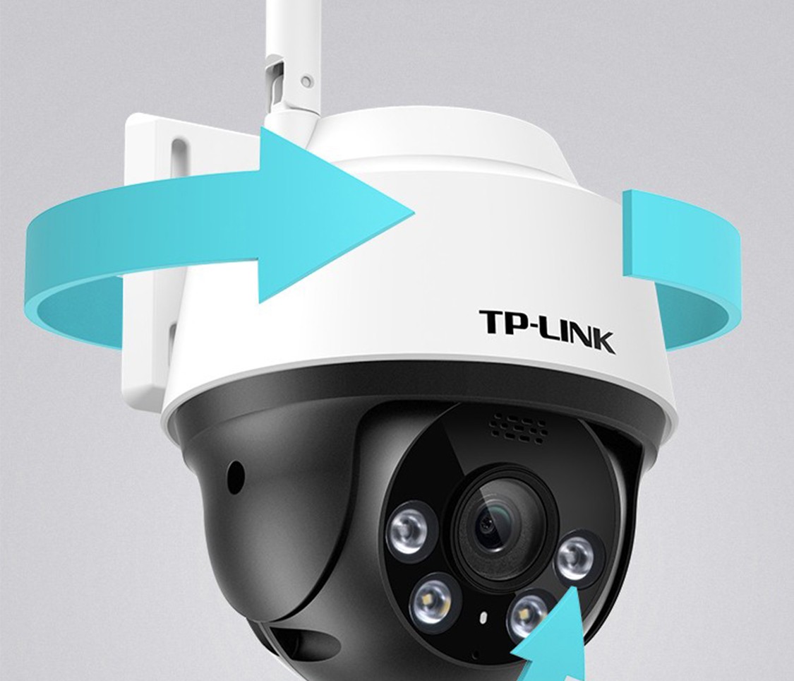 普联tplink360度全景室外防水防盗监控摄像头家用无线网络2k高清监控