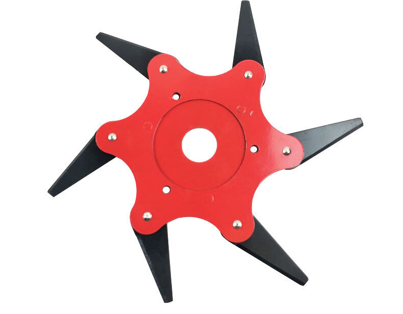 六叶刀头打草头跨境割草机配件割灌机刀片通用除草打草刀六叶刀