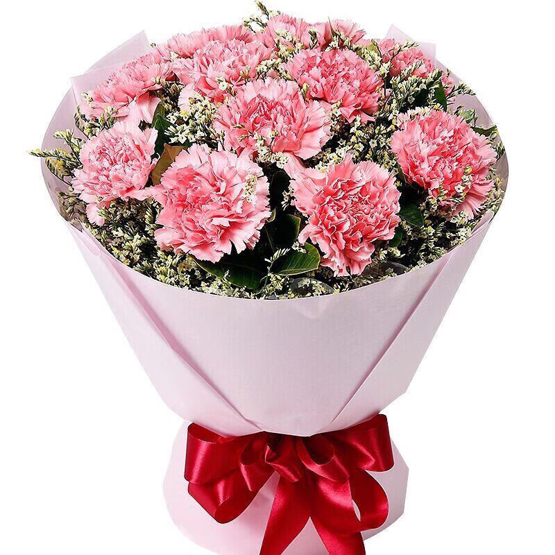 鲜花 鲜花同城快递母亲节接受预定杭州基地批发百合玫瑰非洲菊 红色