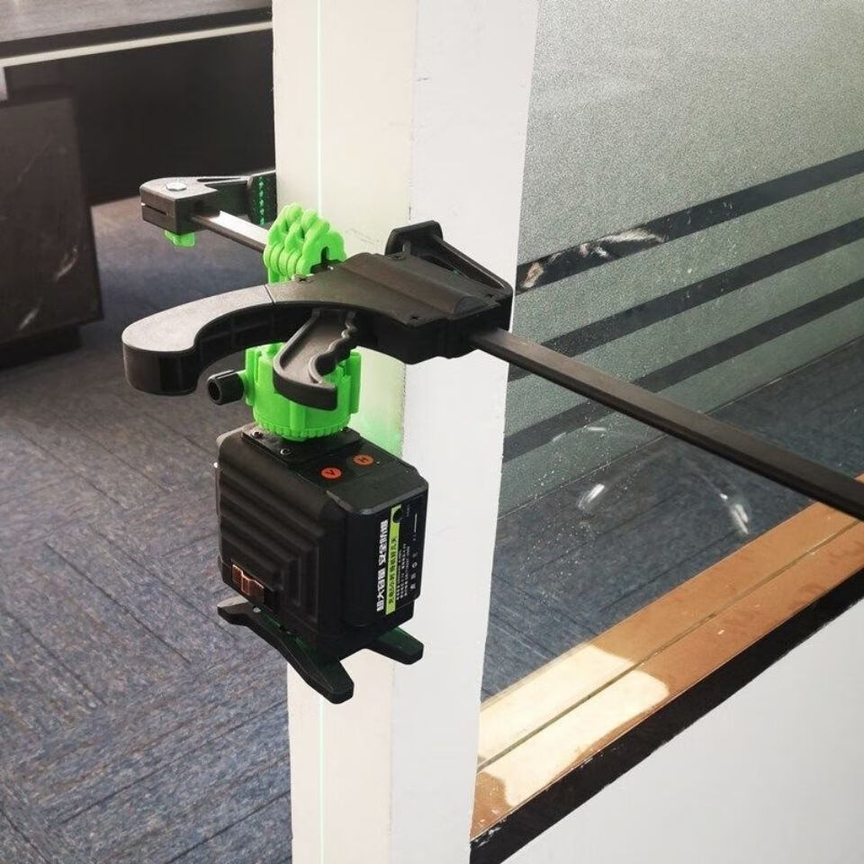 砌墙神器水平仪砌砖激光绿光高精度线细上梁夹梁器挂梁支架 1.