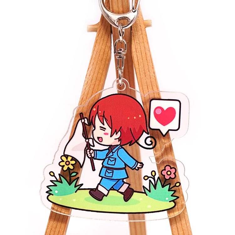 黑塔利亚双面动漫钥匙扣挂件礼物挂扣aph王耀米英亚克力 马修 亚克力