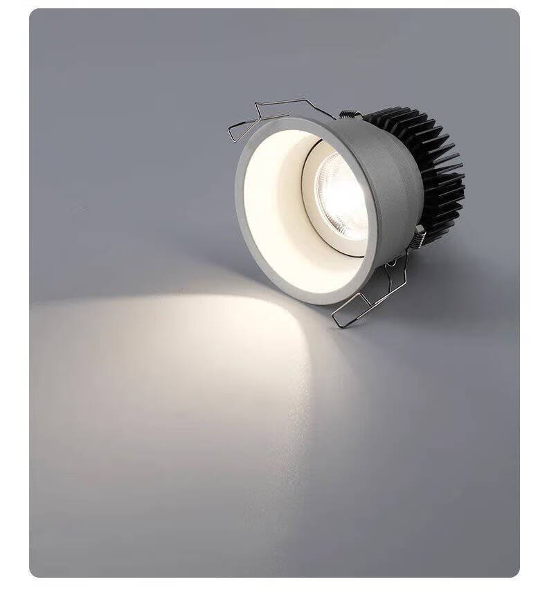 飞利浦嵌入式射灯cob深防眩窄边洗墙家用4000k聚光可调角度中性光 75