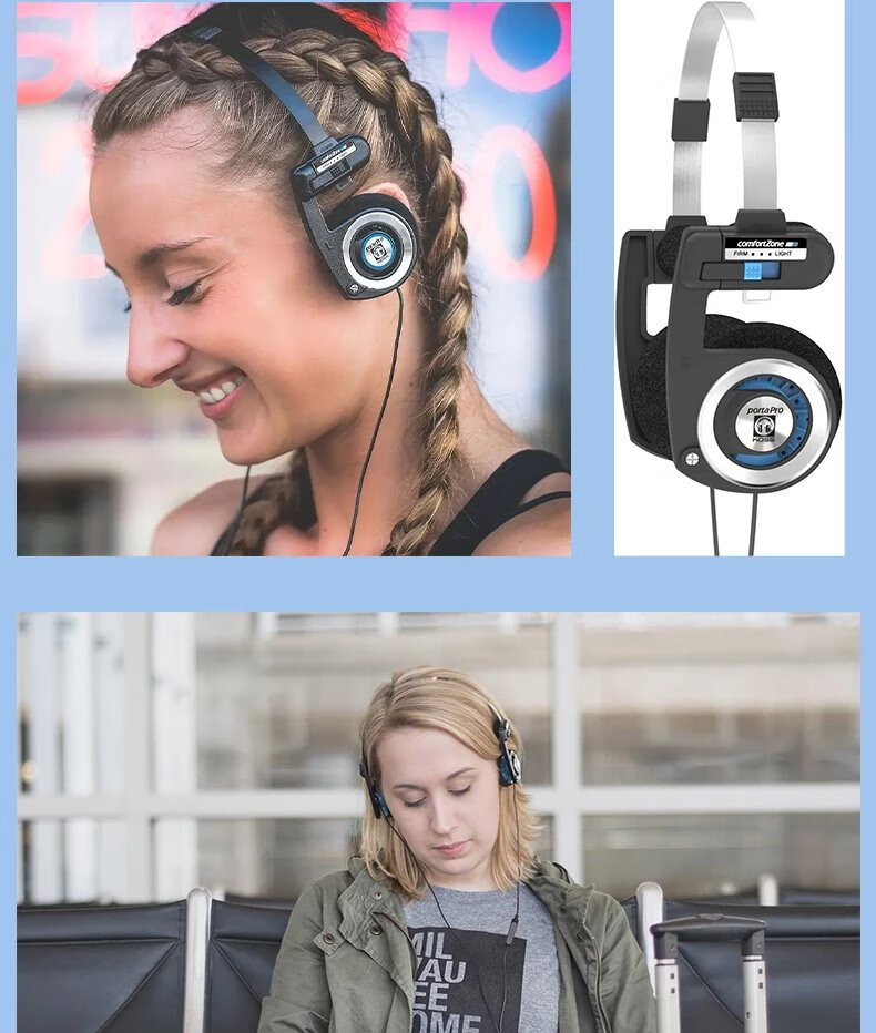 高斯耳机 koss头戴式耳机 koss porta pro高斯pp便携重低音真hifi