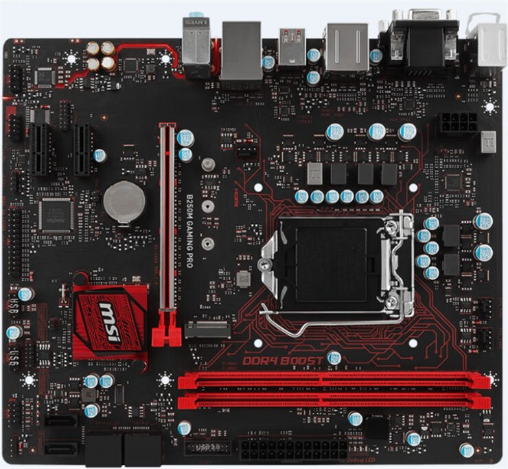 新微星b250mb150h110b360主板1151ddr4改b365h310替z17绿色