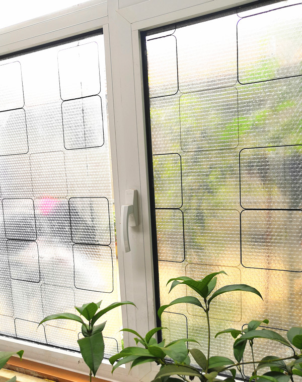 窗户防风保暖神器挡风窗户膜阳台防风玻璃贴膜隔热密封条防风保暖9mm