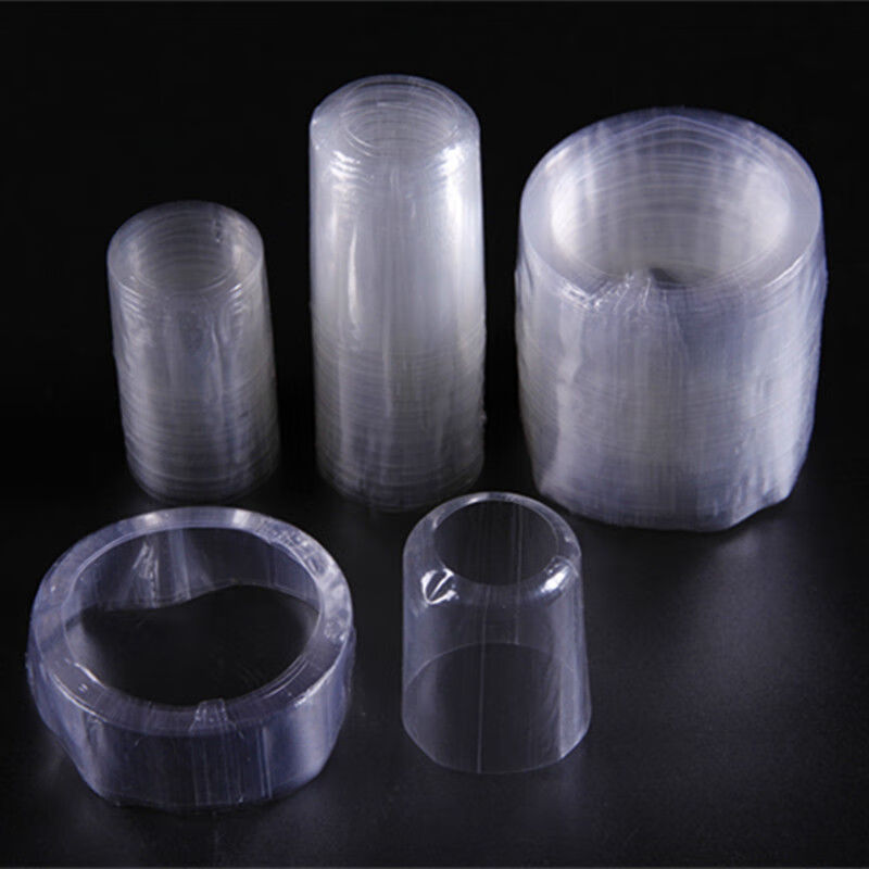 封酒膜瓶口密封热缩膜透明热缩帽白酒封口膜瓶子塑封膜加厚枣红色帽