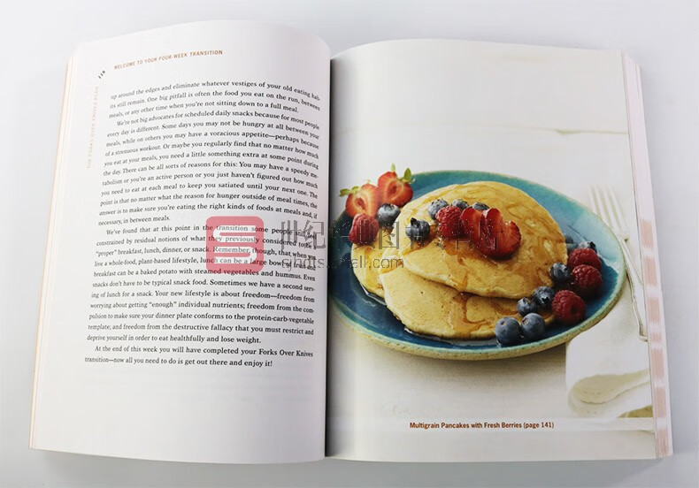 餐叉胜于刀子计划 the forks over knives plan 英文版进口原版英语》