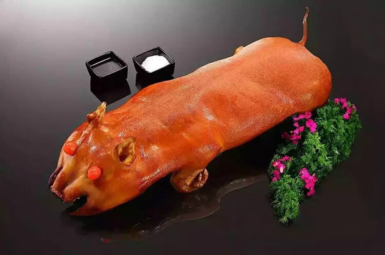 五折脆皮烤乳猪整只地方特产烤全猪香猪舌尖美食春节年货中秋送礼盒装