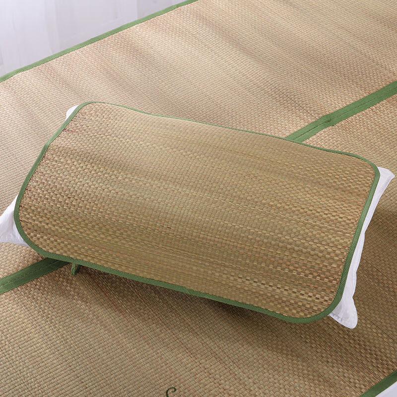 竹席枕头套 成人枕头套夏天装一只竹枕席一对夏季竹青枕片学生单人