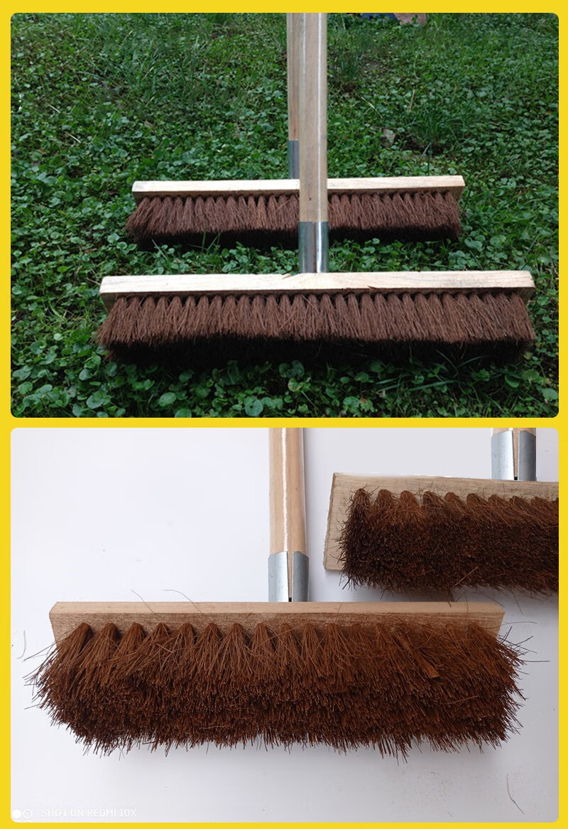 棕毛刷长柄棕丝地刷鬃毛板刷混泥土车刷长柄清洁刷墙面刷棕刷拉毛23