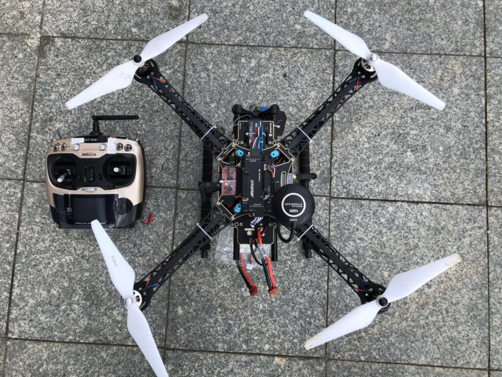 无人机多旋翼s500套机到手飞 四轴 航拍apm pixhawk m8ngps 开源二次