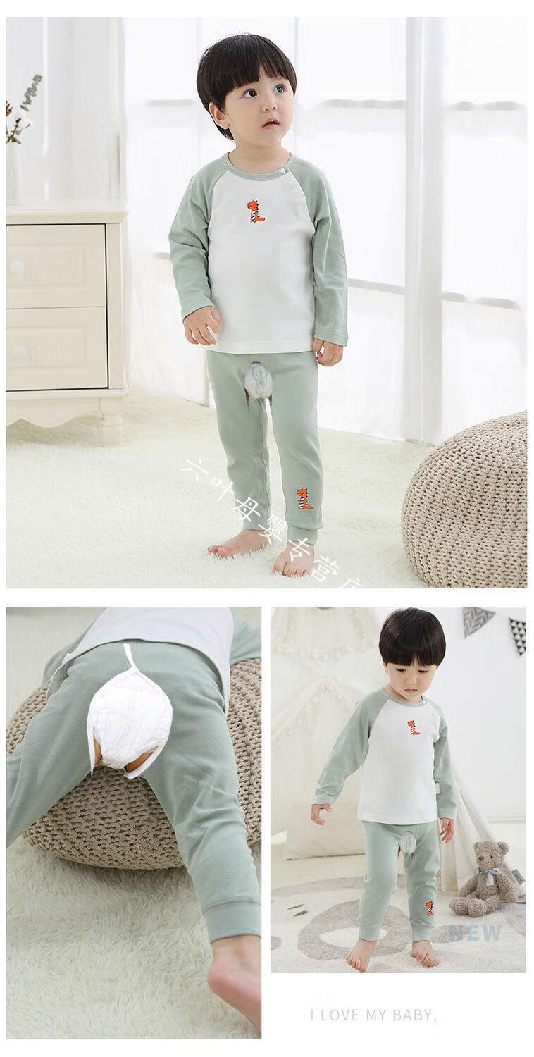 迪士尼宝宝开裆裤外穿男童开裆裤男宝宝开档儿童叉叉裤1-3岁外穿婴儿