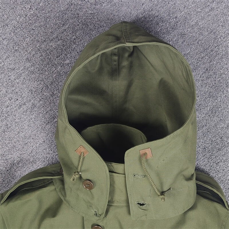 迷户外战地风衣军迷美军勤务修身服43二战风衣春秋防刮黑色m43风衣34