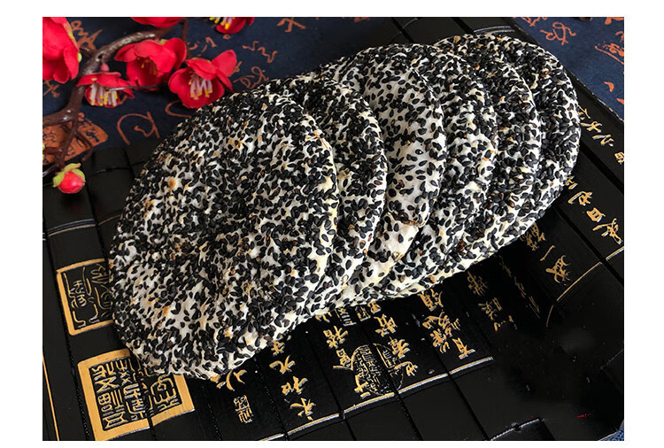 广西横县特产芝麻饼钦州灵山沙坪芝麻饼手工糕点年货 10个(约500g)