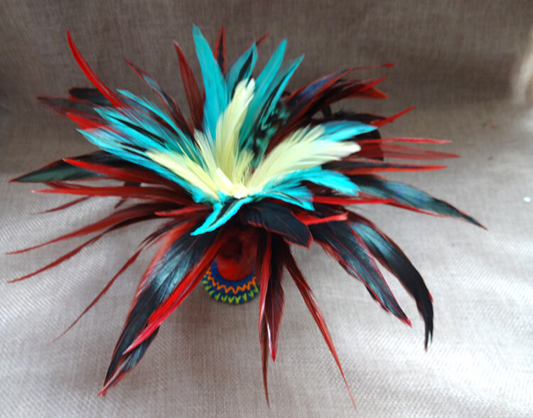 毽子 儿童火鸡毛毛妈手工真鸡毛毽子 儿童户外玩具本色键子 运动彩