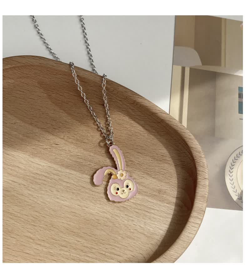 星黛露兔子项链可爱卡通长款卫衣链韩版学生情侣百搭装饰品星黛露项链