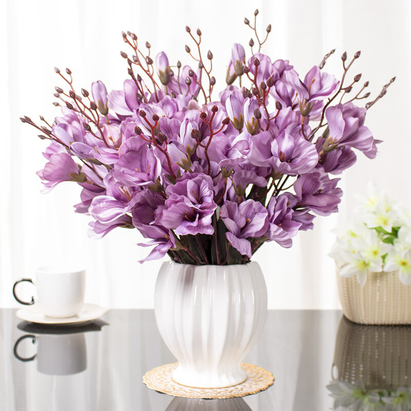 办公室花瓶摆件客厅酒店大堂摆设餐桌假花家居装饰室内茶几仿真摆花