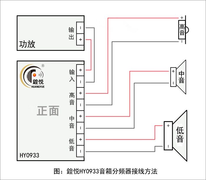 适配精品发烧音响鍠悦hifi三路分音器音箱三分频器 hy0933b发烧版