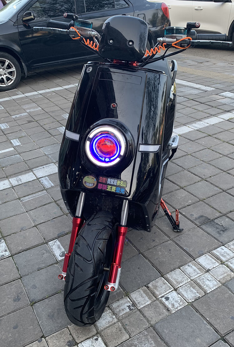 大金牛大牛n7n9电动车大灯总成改装配件led透镜海5天使眼大疆车灯