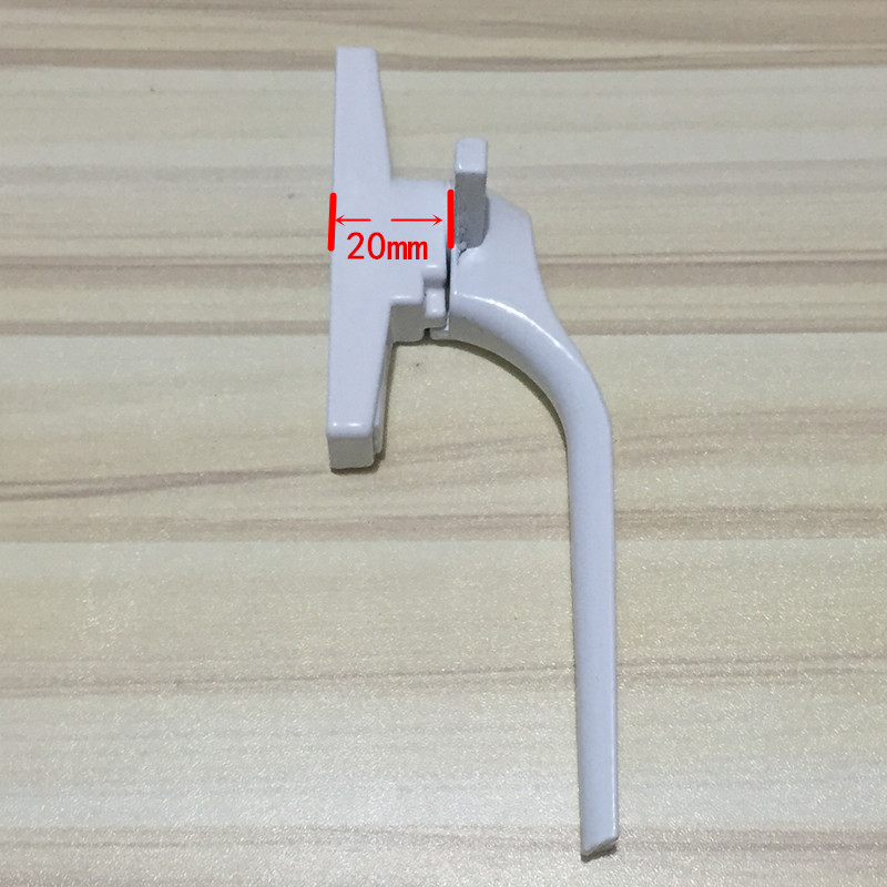 塑钢窗户门把手配件塑钢门窗执手七字执手老式外推窗拉手推拉门平开