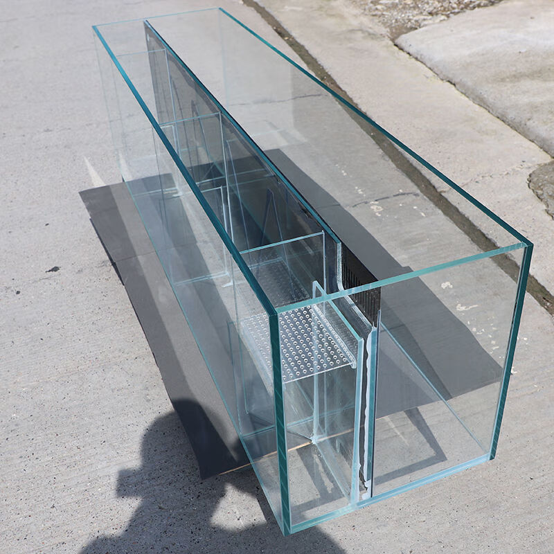 精选加厚超白玻璃鱼缸长方形大小型客厅造景水族箱水草乌龟缸地狼8mm