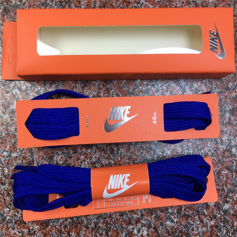 适配耐克nike扁鞋带af air 双层扁平休闲鞋运动鞋开拓者鞋带原装男女