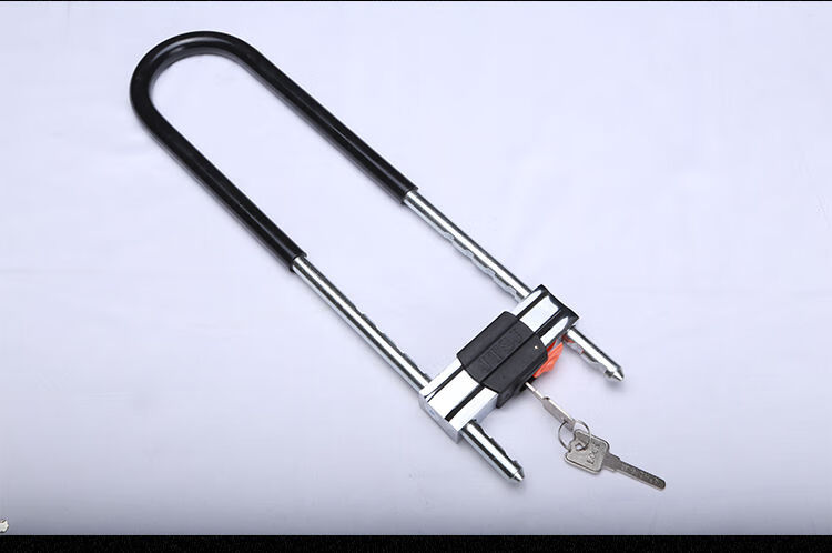 玻璃门锁把手锁加长锁型锁商铺锁门店面锁插锁双开门锁摩托车锁 42cm